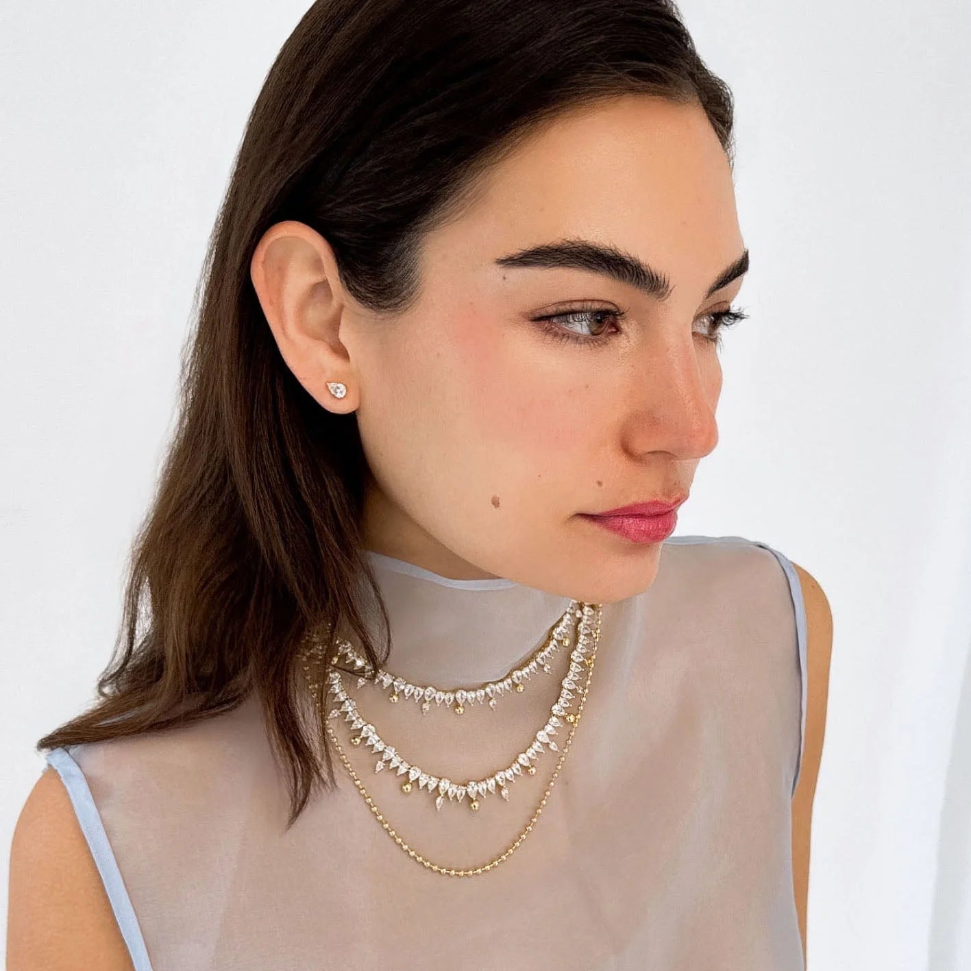Roxane Ball Chain Necklace
