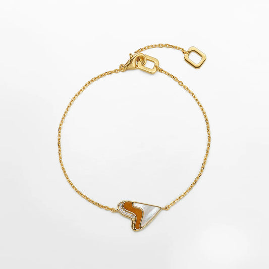 Mother of Pearl Heart Bracelet