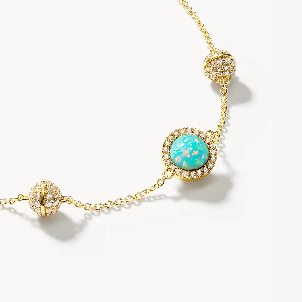 Synthetic Opal Bracelet