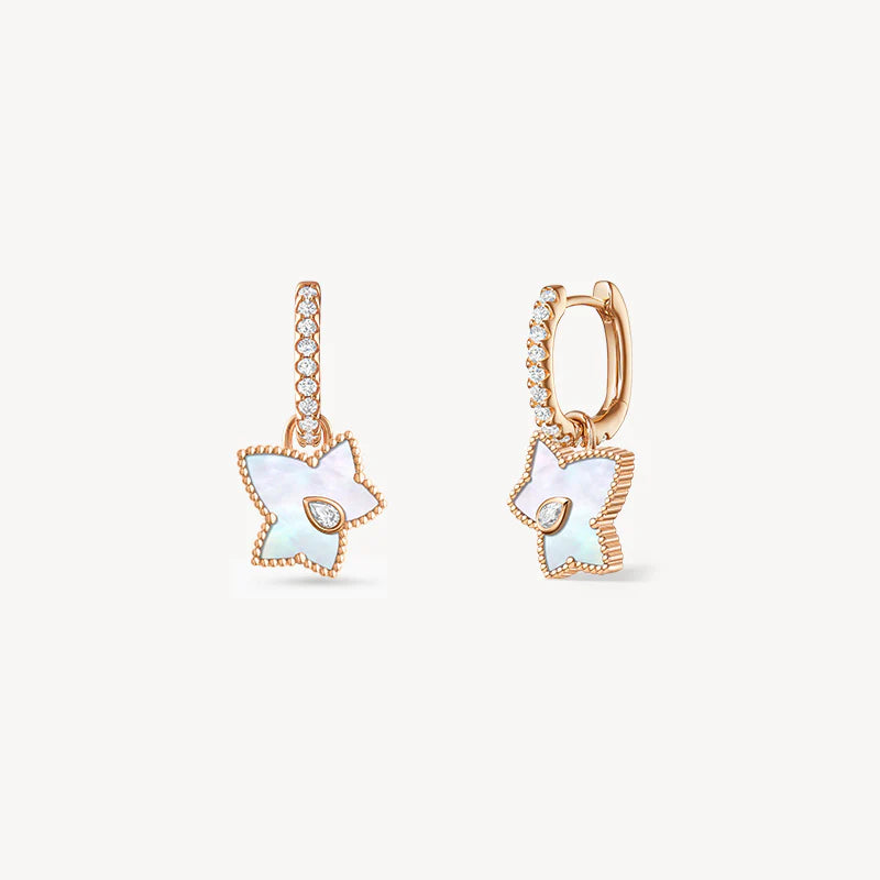 Mother of Pearl Bead Earrings