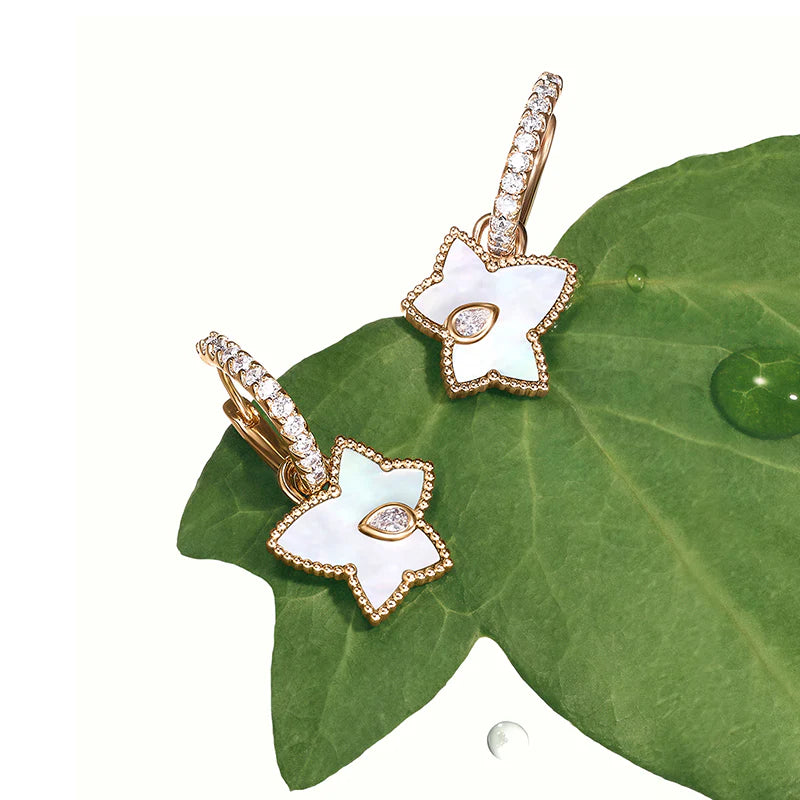 Mother of Pearl Bead Earrings