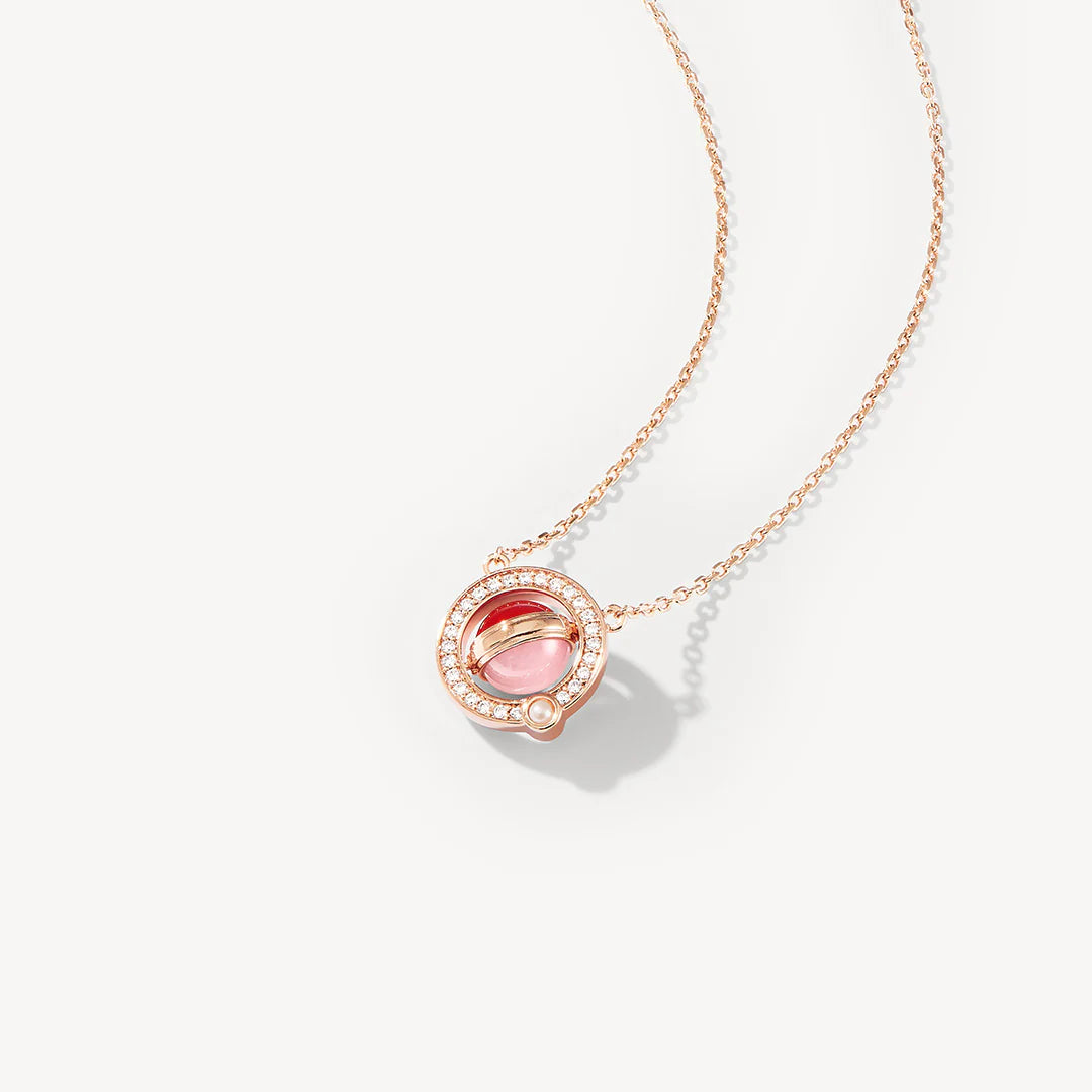 Heliocentric Carnelian Necklace