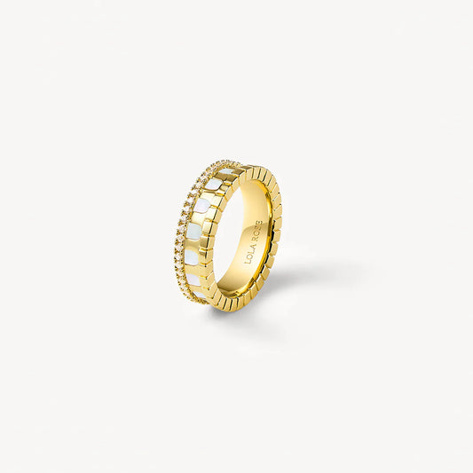 Arch Mother-of-Pearl Ring