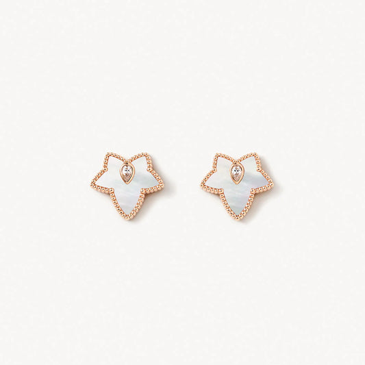 Mother of Pearl Bead Earrings