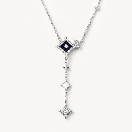 Blue Sandstone Chain Necklace